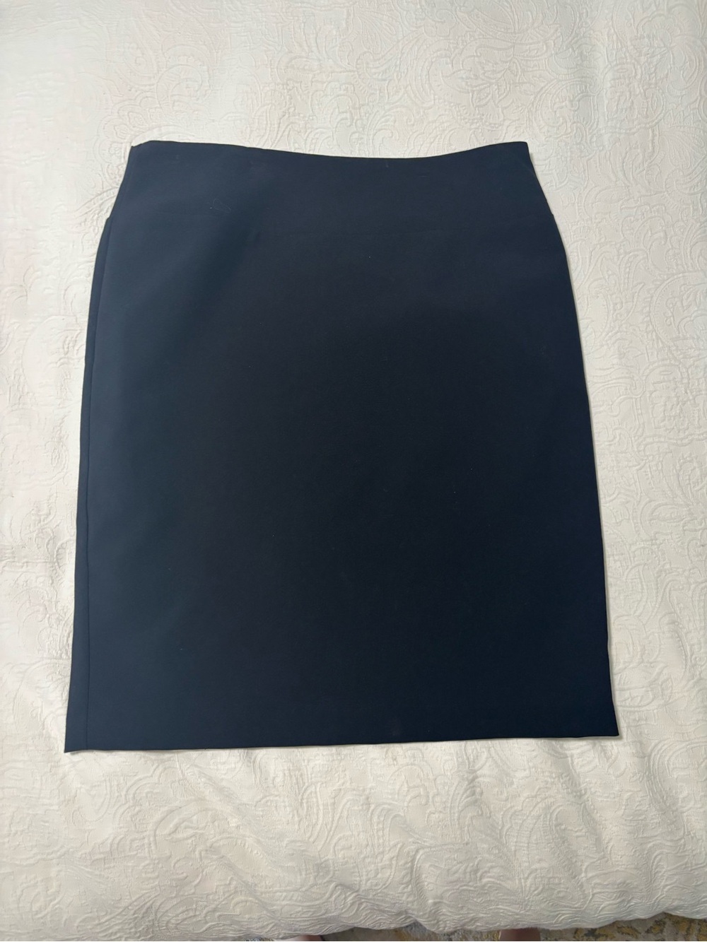 Alfani Navy Straight Pencil Skirt